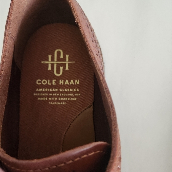 Cole Haan Men's American Classics Longwing Oxfords Brown 10.5 M work Careerwear - Picture 5 of 13